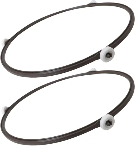 Vista 2 de Anillo de rodillo giratorio universal mejorado de 9.5 pulgadas para microondas LG, pieza de repuesto, compatible con modelos MVH1615WW, LMV1630BB