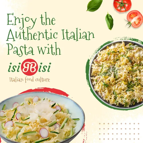 Vista 6 de isiBisi Pasta de Mafalda para bebé sin gluten, mini fideos de lasaña hechos con harina de maíz y harina de arroz, vegano, sin OMG, fabricado