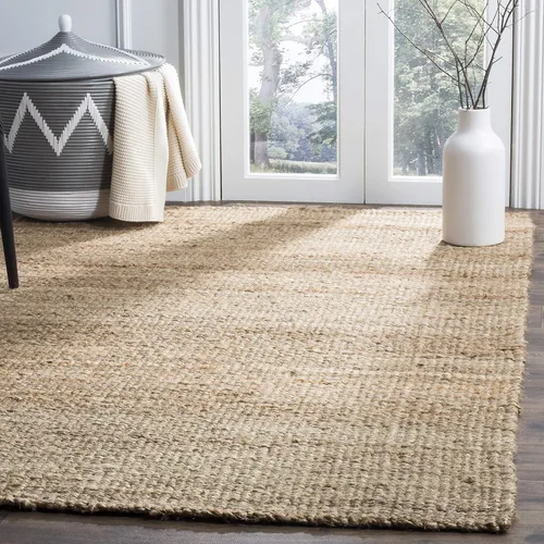 Vista 8 de SAFAVIEH Natural Fiber Collection - Alfombra decorativa de 2 x 3 pies, natural, hecho a mano, ideal para zonas de alto tráfico en entrada, sala
