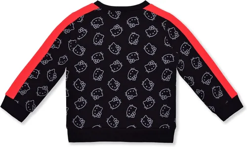 Vista 4 de Hello Kitty Plush Girl 2 Piece Sweater Top and Jogger Set Black