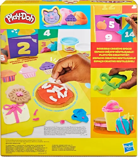 Vista 11 de Calendario de Adviento de Play-Doh para niños, 14 días hasta el cumpleaños, vacaciones, fiesta, regreso a clases, más, actividades sorpresa de arte
