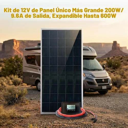 Vista 5 de ¡Go Power! Overlander juego solar Panel solar de plata