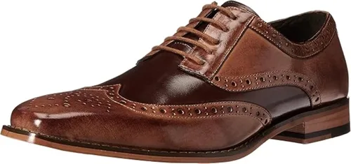 Vista 11 de Zapatos Stacy Adams Tinsley Wingtip Oxford para hombre Negro