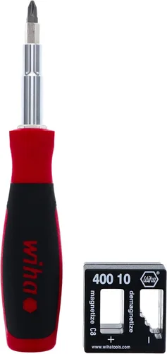 Vista 2 de Wiha 77891 11inOne Multi-Driver con mango SoftFinish y 40010 magnetizador desmagnetizador