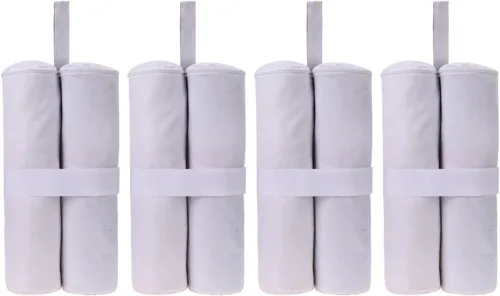 Vista 9 de Bolsa de arena para pesas de toldo, bolsas de arena resistentes para tienda de campaña desplegable para patas, refugio instantáneo, bolsas