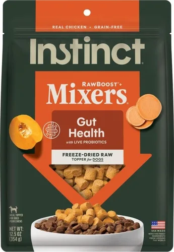 Vista 17 de Instinct Raw Boost Mixers, Topper de comida para perro liofilizada, receta sin granos - Carne natural 100%, bolsa de 6 oz