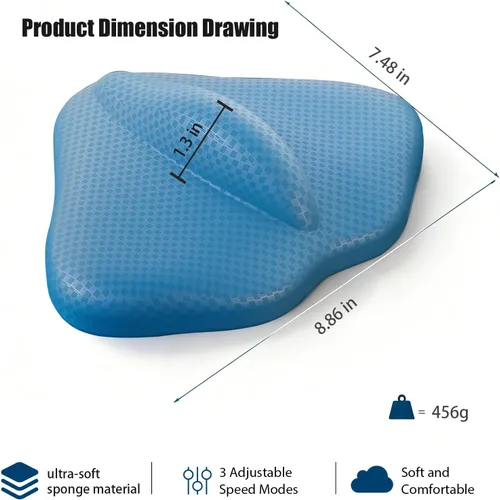 Vista 7 de El cojín de esponja Kegel es cómodo y duradero, aprieta y fortalece el control muscular, la recuperación posparto de los músculos y el entrenamiento