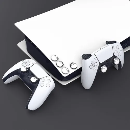 Vista 6 de PlayVital Cute Thumb Grip Caps for ps5ps5 Edge Controller, Joystick Caps for Switch 2 ProSwitch Pro, Thumbstick Cover for Xbox Series XS, Elite