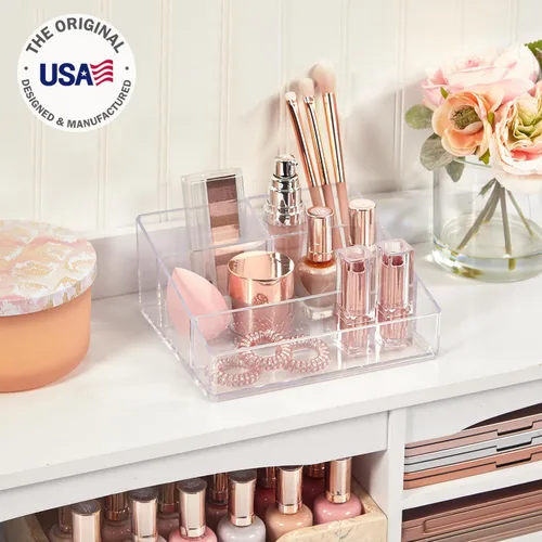 Vista 2 de Organizador de maquillajes de plástico de calidad premium.