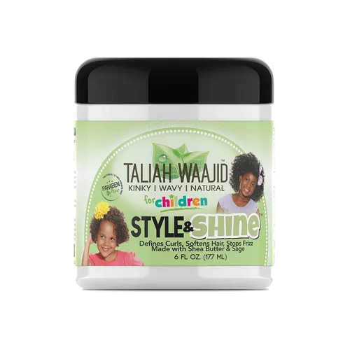 Vista 2 de Taliah Waajid black earth products Herbal Style & Shine para cabello natural 6oz (T092)