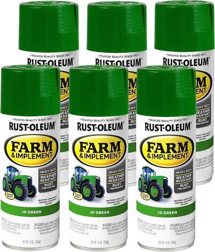 Vista 28 de Rust-Oleum Farm & Implement 280176 - Pintura esmaltada, galón, naranja (Allis Chalmers Orange)