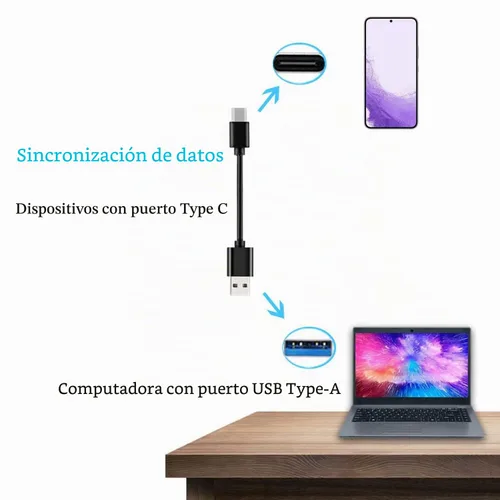 Vista 2 de Paquete de 2 cables USB C de 3 pies USB A a tipo C para Samsung Galaxy Note 20/10/10+/9/8, S20 S10 S9 S8 Plus S10E, cable de carga USB A a USB C
