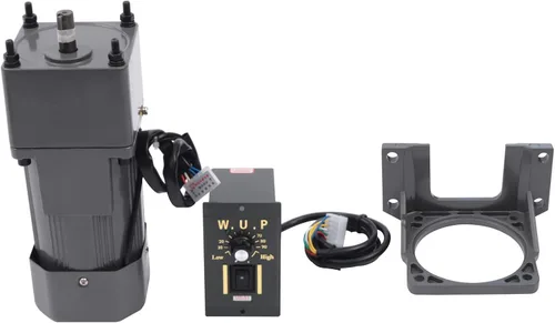 Vista 21 de Motor de engranajes eléctrico 110V 250W 10K Monofásico de alto par motor reductor de engranajes de CA 0-135 RPM Controlador de velocidad variable