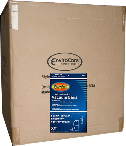 Vista 4 de EnviroCare Bolsas de polvo de repuesto para aspiradora de microfiltración hechas para adaptarse a máquinas de vacío centrales Eureka, Beam