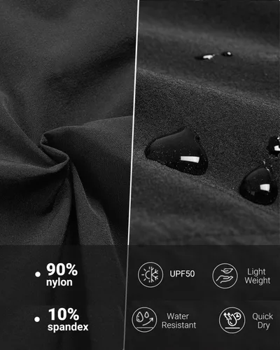 Vista 6 de Holipick Pantalones cargo de senderismo para mujer, ligeros, de secado rápido, impermeables, para exteriores, campamento, viajes, golf