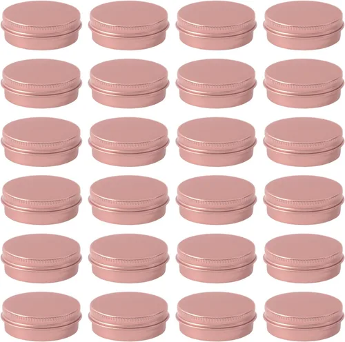 Vista 9 de 24 latas de aluminio vacías con tapas de 1 oz Champagne Gold Champán