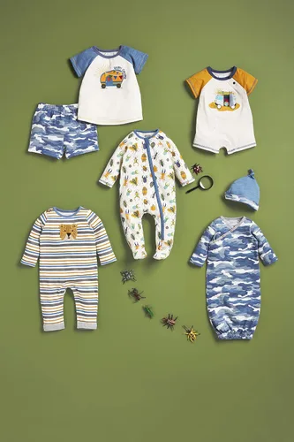 Vista 3 de Mud Pie Baby Boys Footed Sleeper