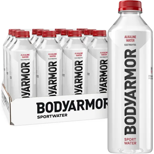 Vista 10 de BODYARMOR SportWater Agua alcalina, agua embotellada de alta alcalina, pH 9+, 1 litro (paquete de 6), paquete de agua refrescante con electrolitos