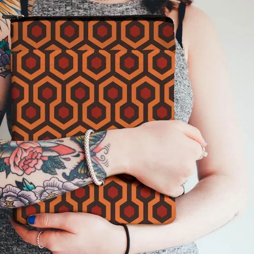 Vista 6 de MAOFAED Funda de libro de regalo inspirada en películas de terror con cremallera y protector de libros para amantes de los libros