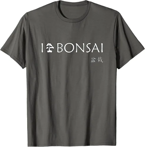 Vista 28 de Bonsai - I love bonsai T Shirt - Japan T-Shirt Negro