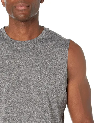 Vista 3 de Tienda Essentials Camisa Tech Stretch Muscle para hombre