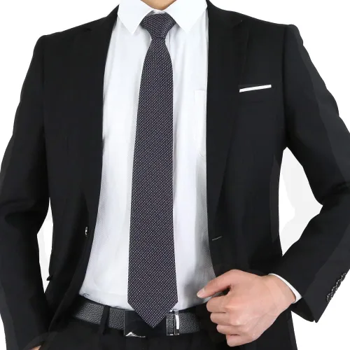 Vista 122 de WeiShang Lote de 6 corbatas clásicas de seda para hombre, corbatas tejidas jacquard