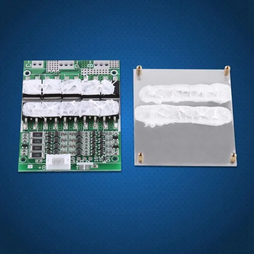 Vista 3 de Tablero de protección de batería de hierro de litio, 4S 100A 12V LiFePO4 LFP Placa de módulo de protección de batería 1pc con la función
