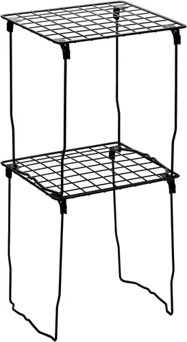 Vista 5 de Lockermate Estantería apilable 12 pulgadas., Negro