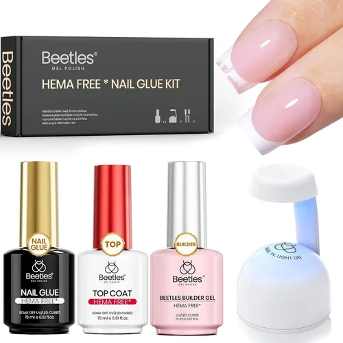 Vista 18 de Beetles - Pegamento de uñas a presión de secado rápido, 0.3 fl oz