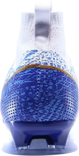 Vista 4 de curunect Zapatos de fútbol unisex para adultos, ligeros, para entrenamiento de fútbol sala para niños grandes
