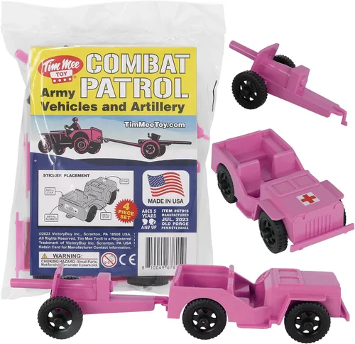 Vista 15 de TimMee Combat Patrol Willys & Artillery - Juego negro de 4 piezas fabricado en Estados Unidos