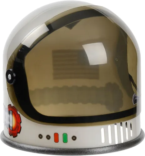 Vista 6 de Casco de astronauta juvenil con visera móvil SPIG9 de Aeromax. Naranja