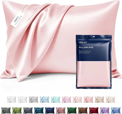 Vista 92 de MR&HM - Funda de almohada de satén