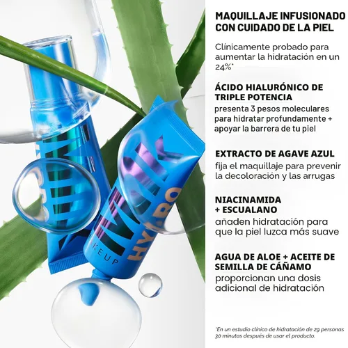 Vista 7 de Milk Makeup Hydro Grip Tinte de Piel en Gel Hidratante – Cobertura Ligera Edificable de 12 Horas con Ácido Hialurónico para un Acabado Natural