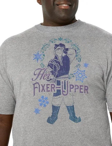 Vista 3 de Disney Big & Tall Frozen Her Fixer - Camiseta de manga corta para hombre