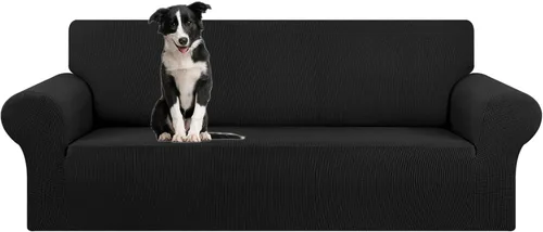 Vista 37 de KEKUOU Funda elástica para sofá biplaza, funda de sofá para sofá de 2 cojines (55-78 pulgadas), protector de muebles con parte inferior elástica