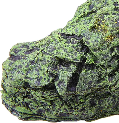 Vista 9 de Yosoo Health Gear Plataforma para tomar el sol de la cueva de tortuga, escondite grande de resina para terrario de acuario, dragón barbudo, lagarto