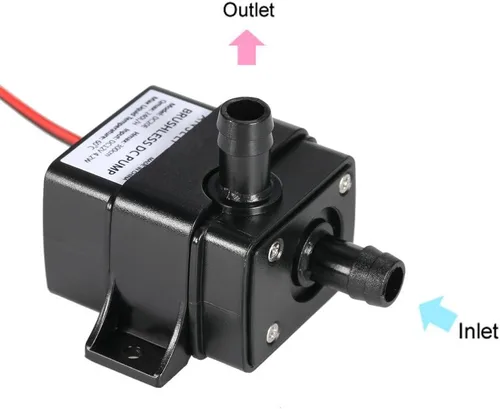 Vista 5 de Anself Mini bomba de agua sumergible para pecera acuario fuente Flowerpot DC12V 4.8W