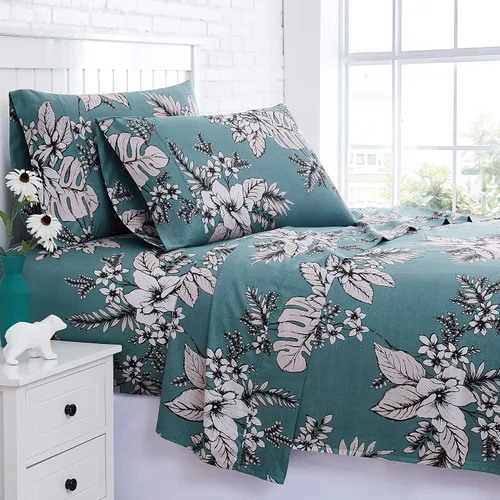 Vista 22 de Southshore Fine Living, Inc., Sábanas de Algodón 100% con Bolsillo Profundo, Sábanas de Algodón Satén de 300 Hilos Juego de Cama Tamaño Full, Sábana