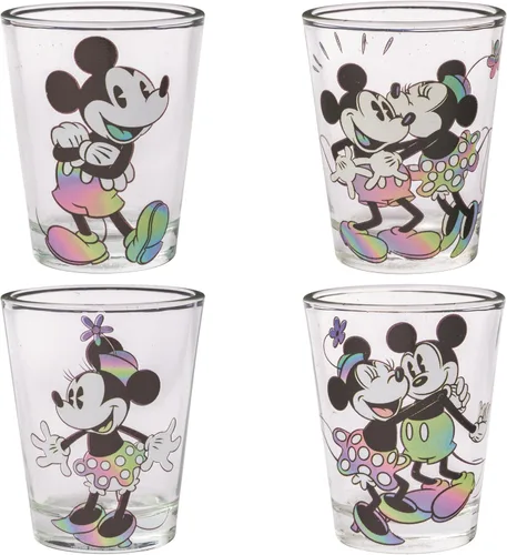 Vista 14 de Silver Buffalo Disney Una película Goofy - Juego de 4 mini vasos con personajes de Goofy, Max Goof, Roxanne y Bobby Zimuruski, 1.5 onzas