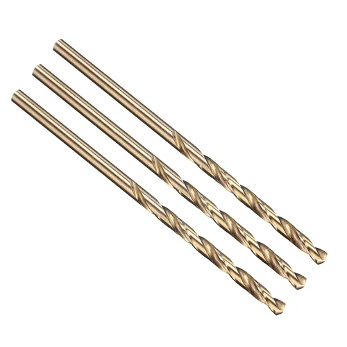 Vista 43 de PATIKIL Broca Jobber de 0.039 in, vástago recto M35 cobalto 5% acero de alta velocidad 135° acabado dorado para metal duro de acero inoxidable - 2
