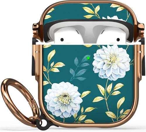 Vista 46 de Maxjoy Funda para AirPods 3 con cerradura, funda protectora rígida de 3ª generación para AirPod de 3ª generación para mujeres y hombres con llavero