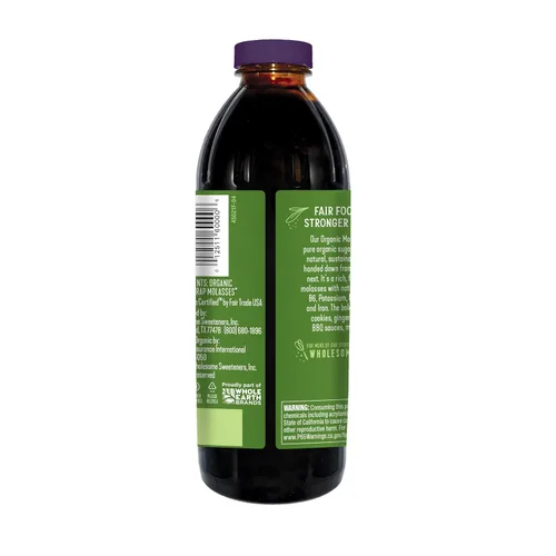 Vista 9 de Wholesome Melaza orgánica Blackstrap, 16 oz, paquete de 1