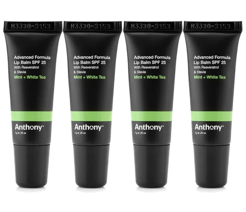Vista 9 de Anthony Bálsamo labial SPF 25 con protector solar para labios – Contiene extracto de té verde, manteca de karité y vitamina E – Tratamiento