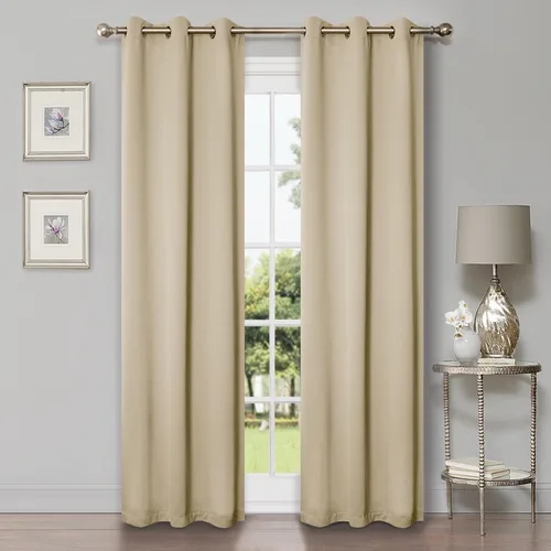 Vista 65 de Superior Cortinas Opacas, Oscurecimiento de Habitación, Dormitorio, Cortinas, Cocina, Acentos de Ventana de Sala de Estar, Bloqueo Solar, Térmico