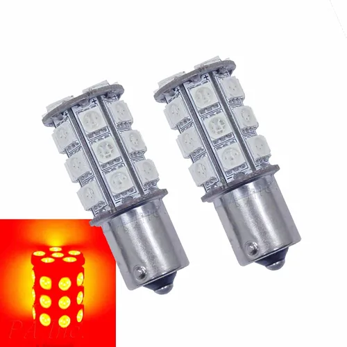 Vista 29 de PA 2 bombillas LED azules 13SMD 1156 para señal de giro, marcador lateral