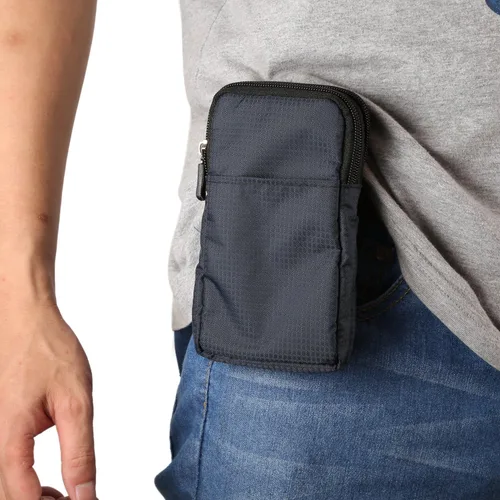 Vista 8 de Bolsa vertical de cintura para teléfono celular, funda de hombro para teléfono celular, bolsa de mensajero de hombro para teléfono celular