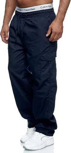Vista 11 de THWEI Pantalones cargo para hombre, casuales, con cordón, atléticos, jogger, deportivos, pantalones para exteriores Verde militar