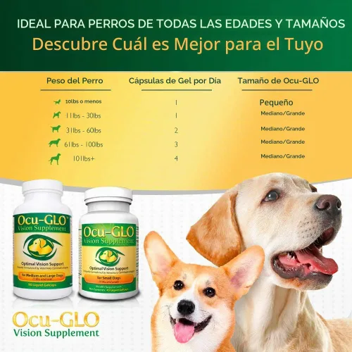 Vista 6 de Ocu-GLO Suplemento visual para perros medianos a grandes (45ct)