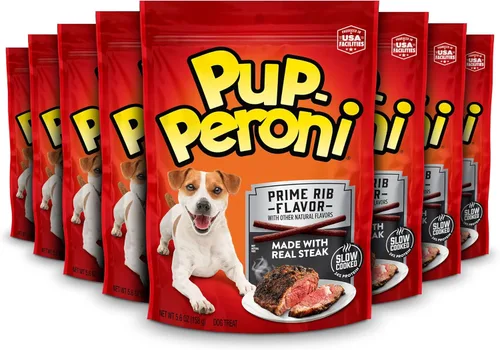 Vista 27 de Pup-Peroni Prime Rib - Golosinas para perros con sabor a costilla, bolsa de 38 onzas (paquete de 4)
